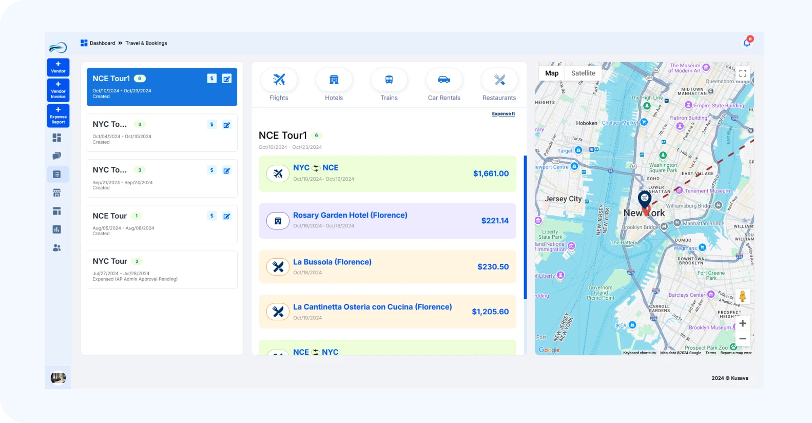 Travel Booking & Expensing